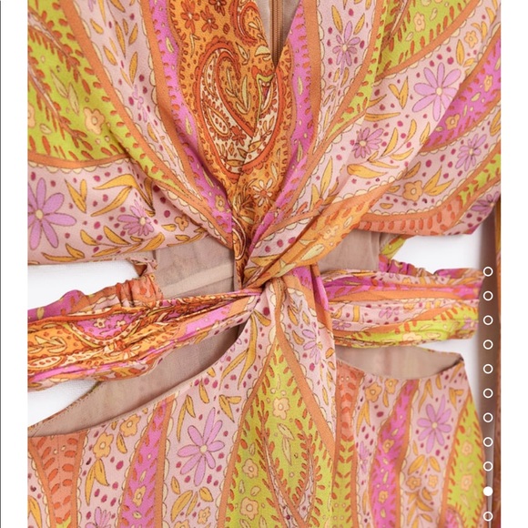 Zara Cut-out printed dress - Picture 3 of 10